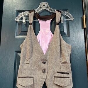 Tweed Brown Vest